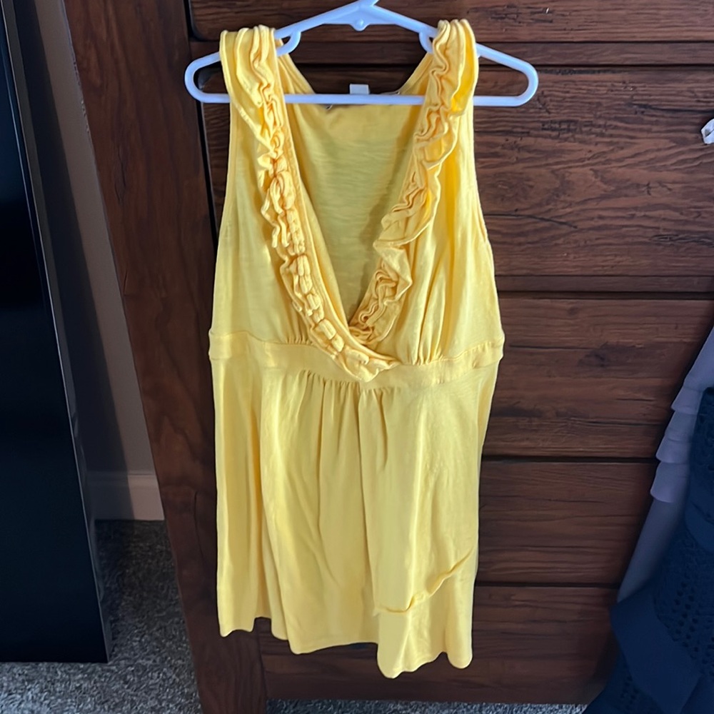 Yellow, super easy summer dress
